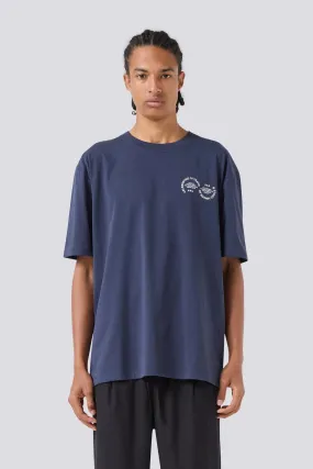 Travel Comfort Style Tubular Knit Structure 10th Tee Slate