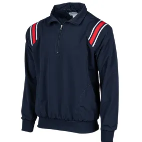 1/2 Zip Pullover Umpire Jacket HighNeckDesign Casual Comfy Layer