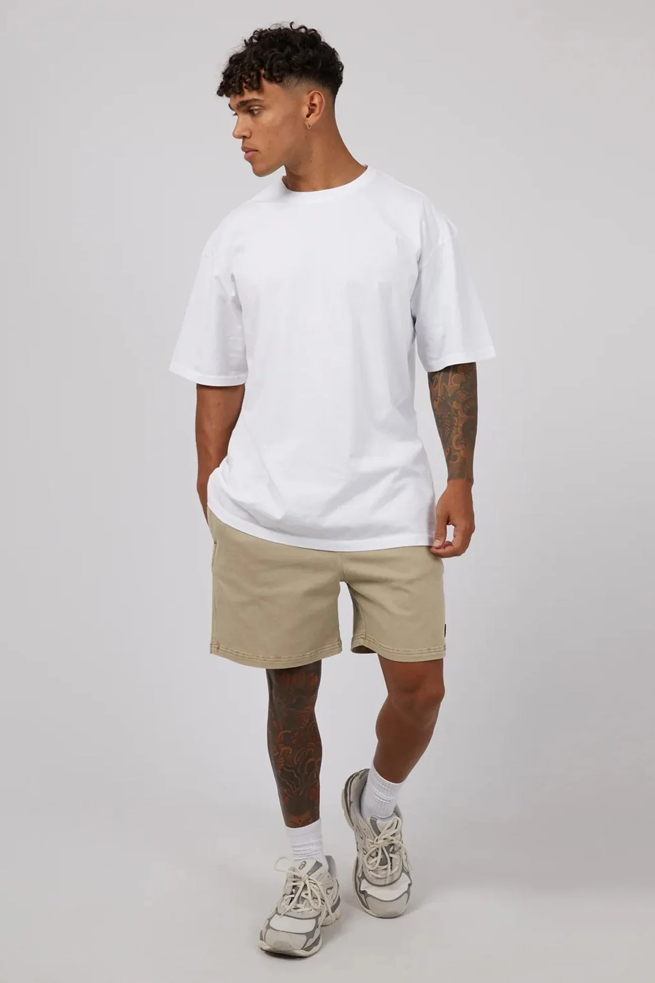 Effortless Comfort Go Soft 17" Twill Jogger Sand