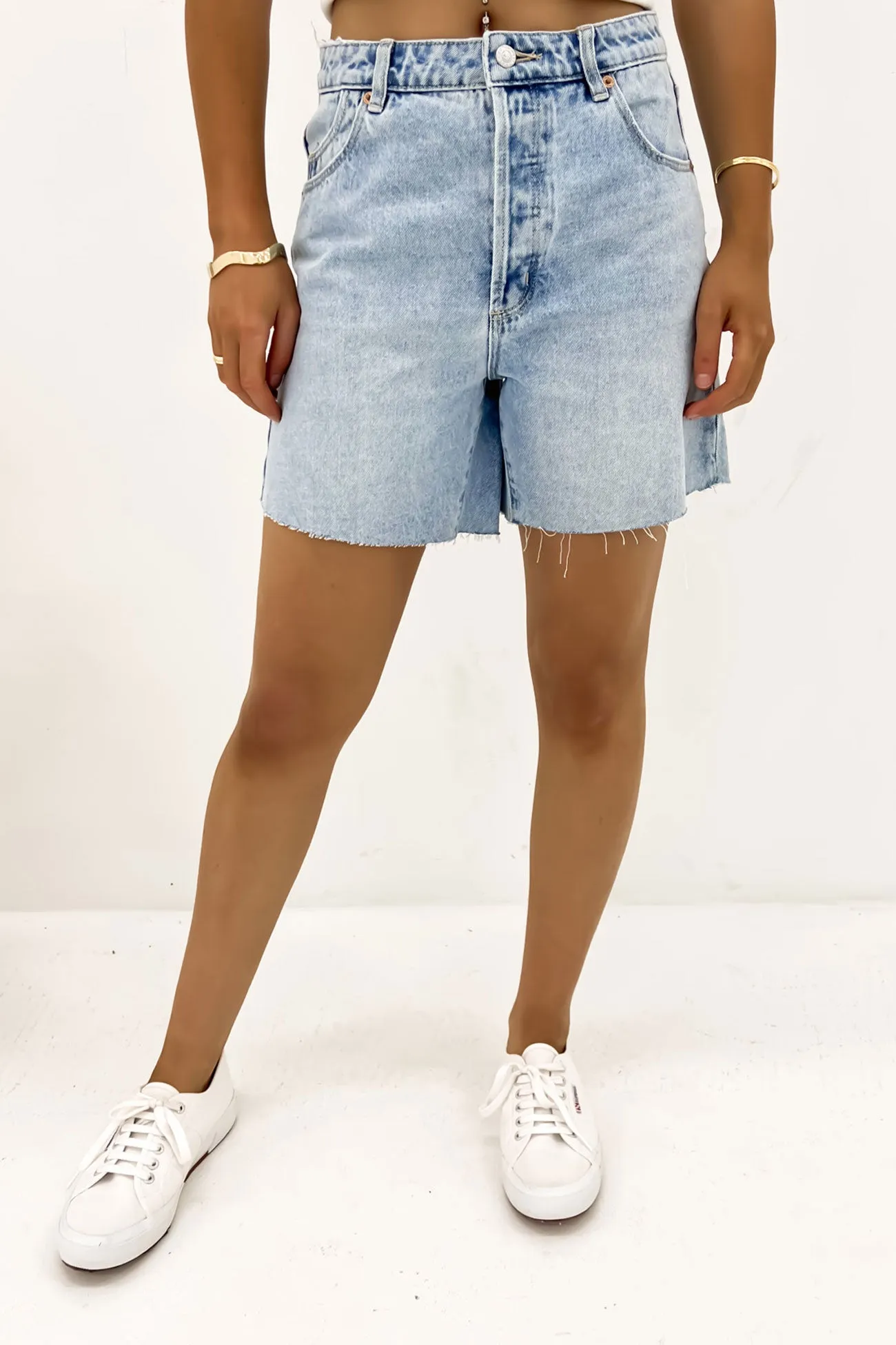 stripe design 90's Relaxed Short Longreach