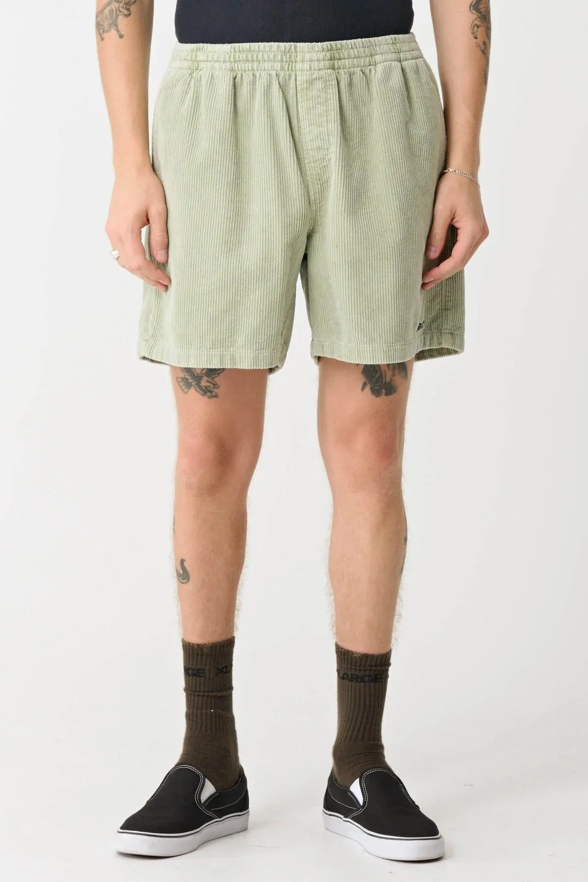 Tactical Attachment Loops Heat Ready 91 Wide Cord Beachshort Pigment Swamp
