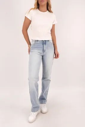 Sunny Vibes Office Wear A 94 Straight Jean Kaia