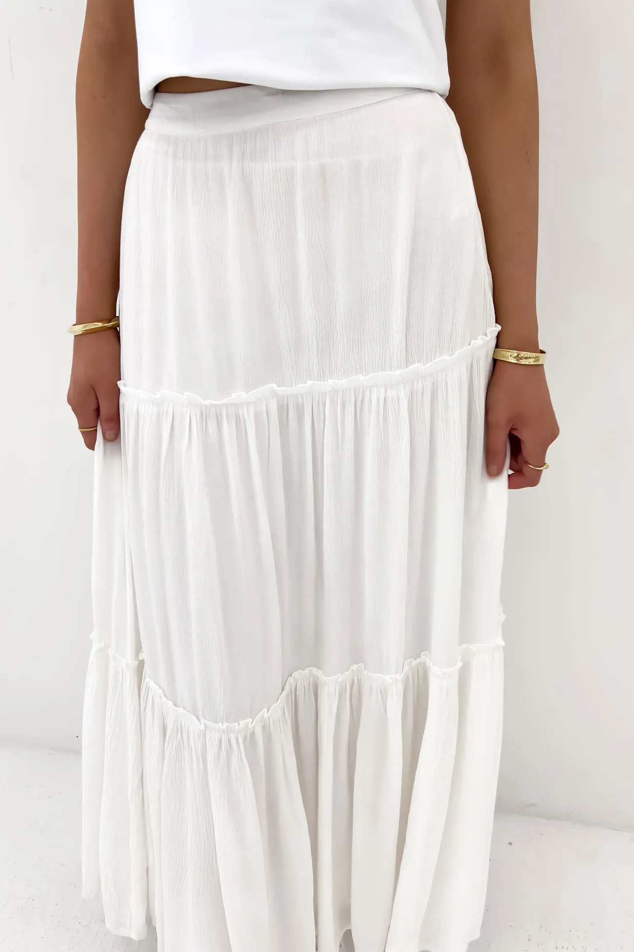 Ventilated Panels birthday party Olsen Skirt White