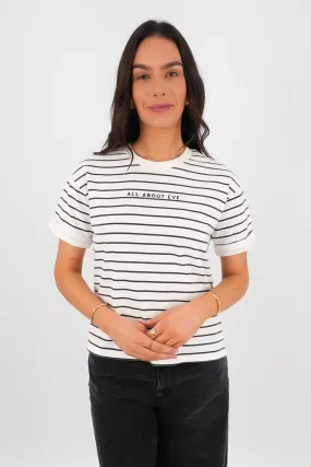 Everyday Layering AAE Washed Stripe Tee Black