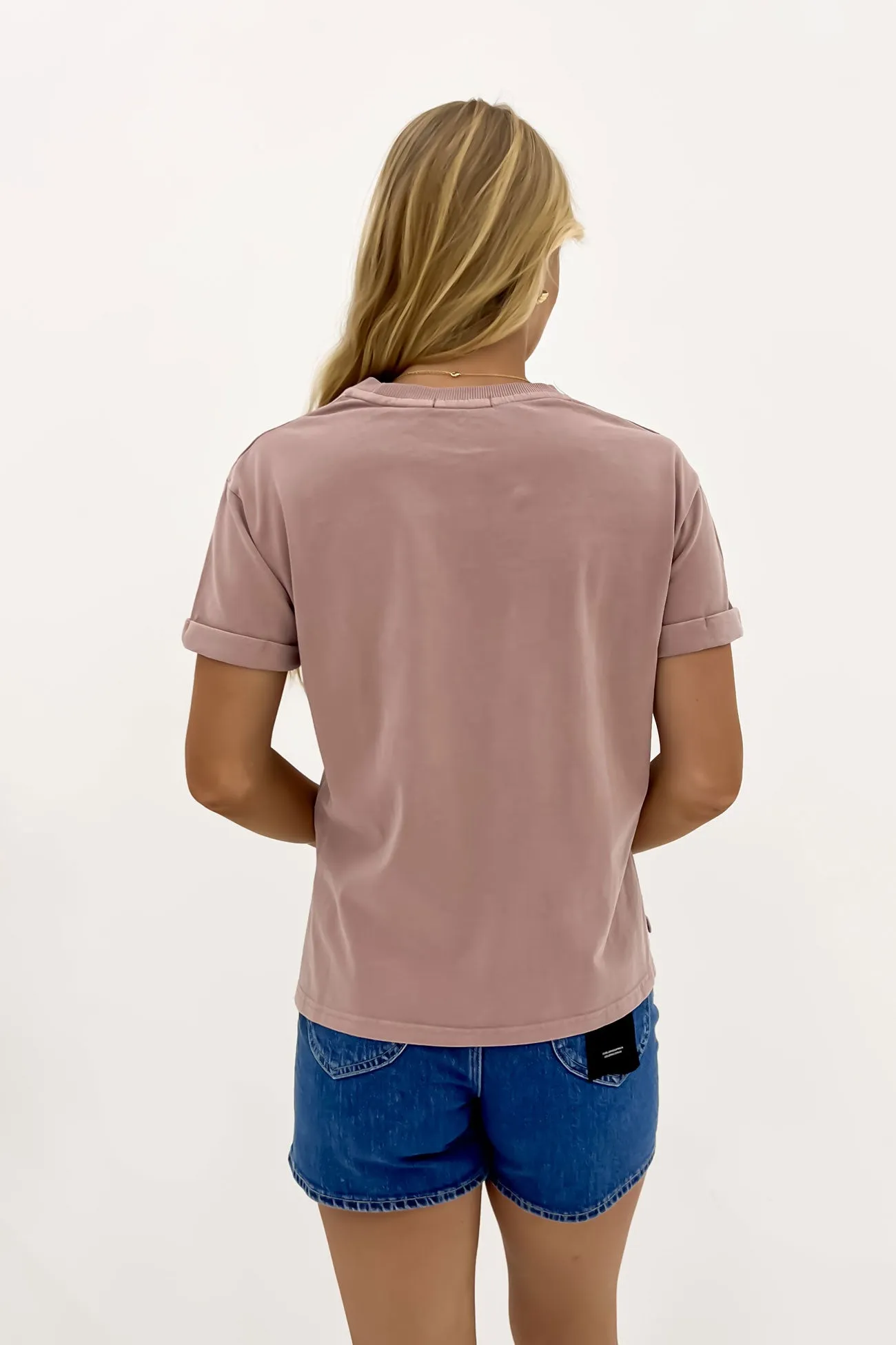 AAE Washed Tee Fawn Moisture Wicking Technology Durable Material