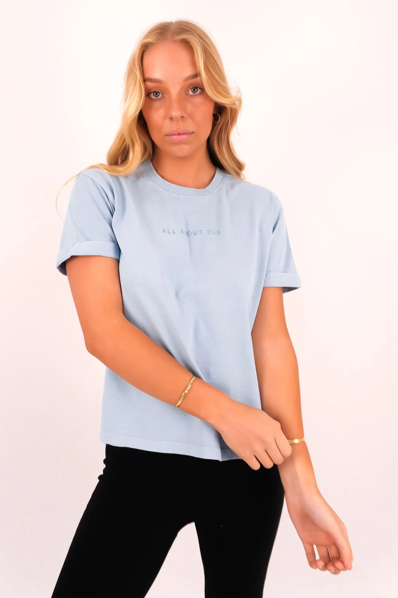 AAE Washed Tee Vintage Blue Trendy Vibe