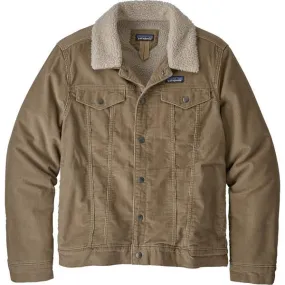 Men's Pile Lined Trucker Jacket Travel Ready Look Casual Comfy Layer