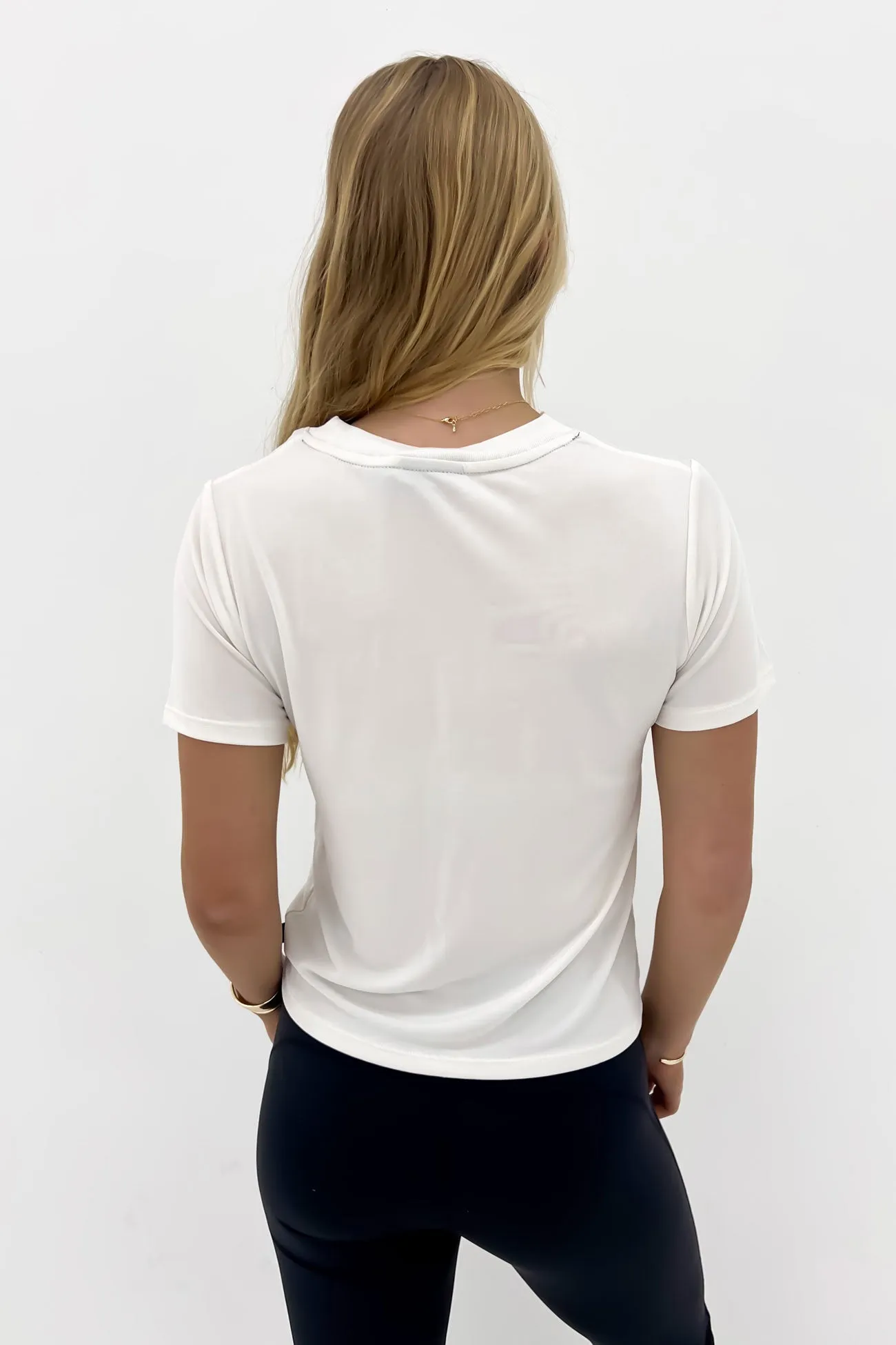 Luxe Active Tee Vintage White Flexible Fit
