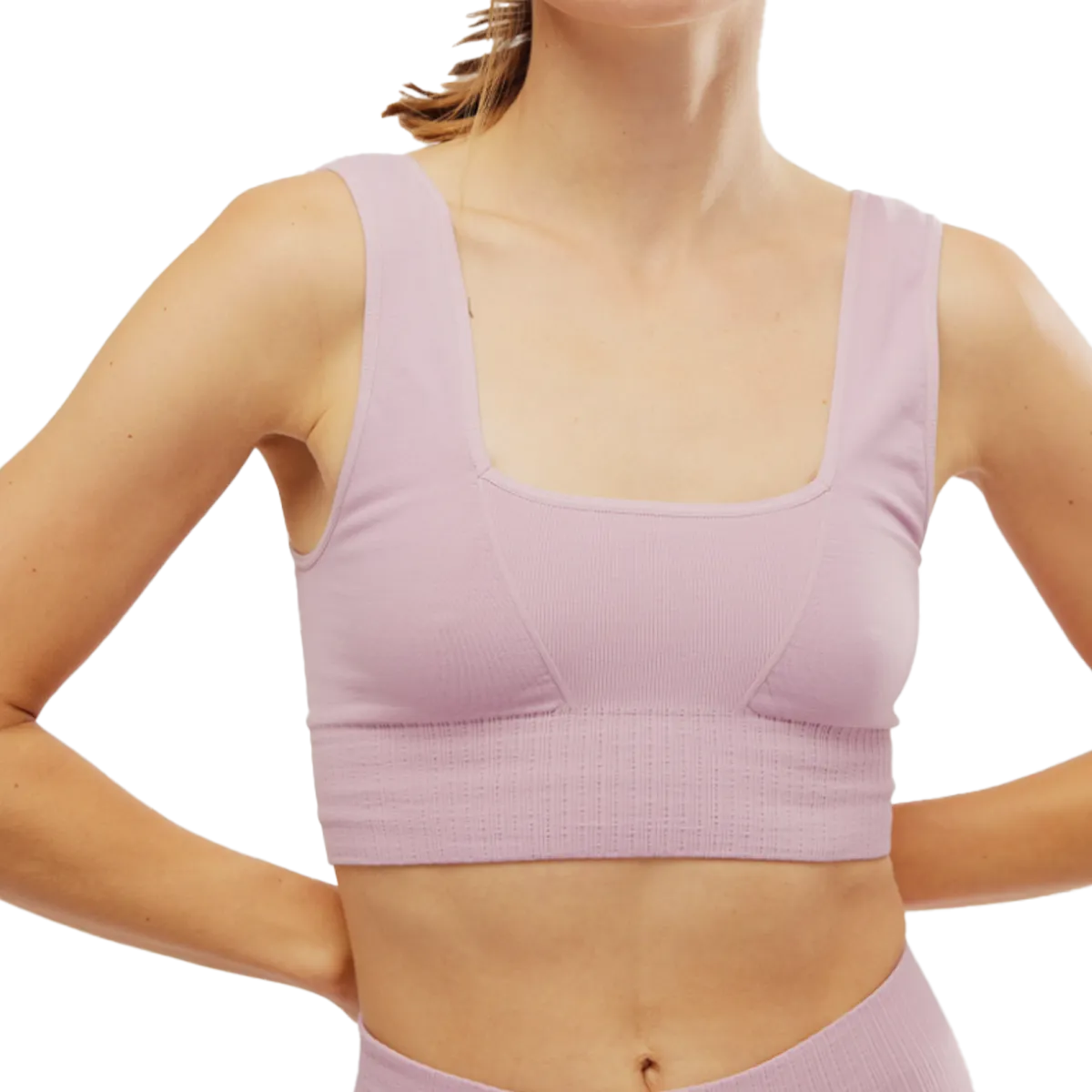 Women's Good Karma Square-Neck Bra Everyday Style Relaxed Design