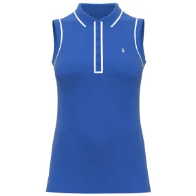 Abrasion-resistant Penguin Women's Veronica Sleeveless Polo - Nebulas Blue All Day Comfort