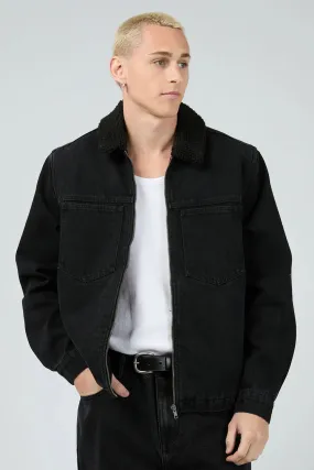 Heat Retention Lining Defuse Jacket Washed Black