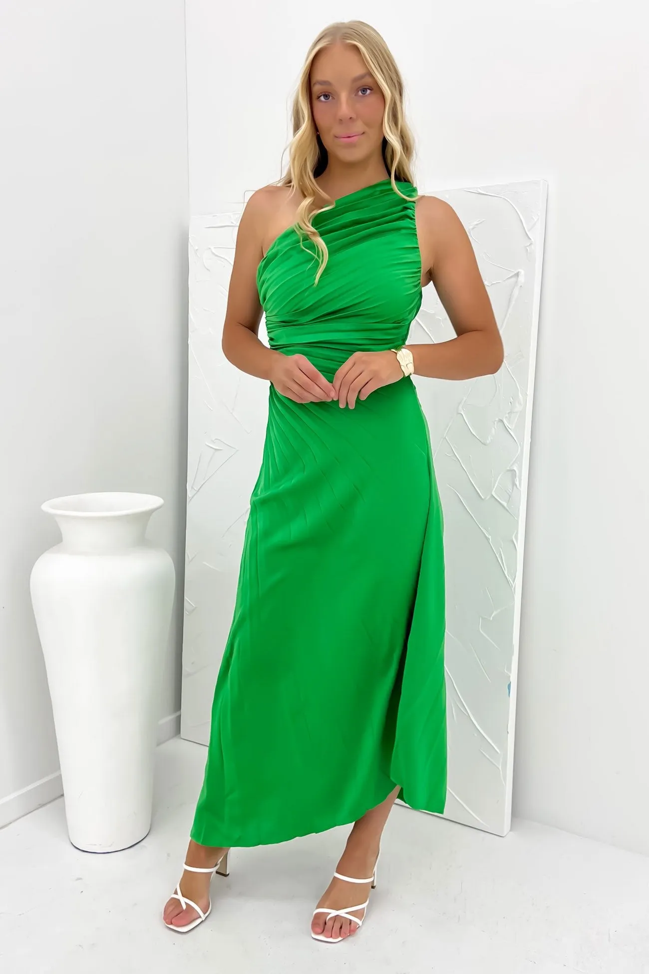 Light Wear Caralee Midi Dress Green