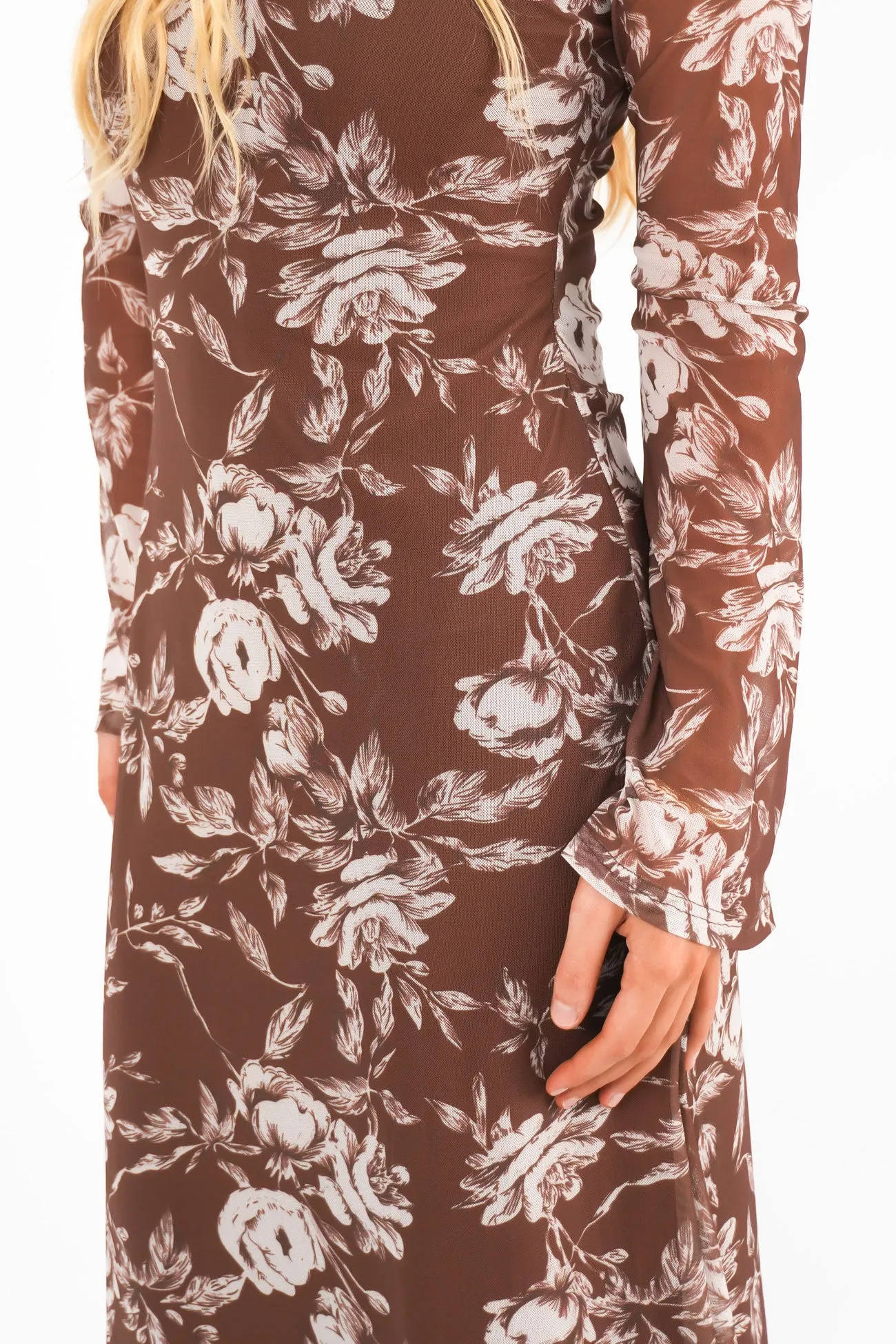 Smile Feel NoiseFreeFabric Achsah Maxi Dress Brown