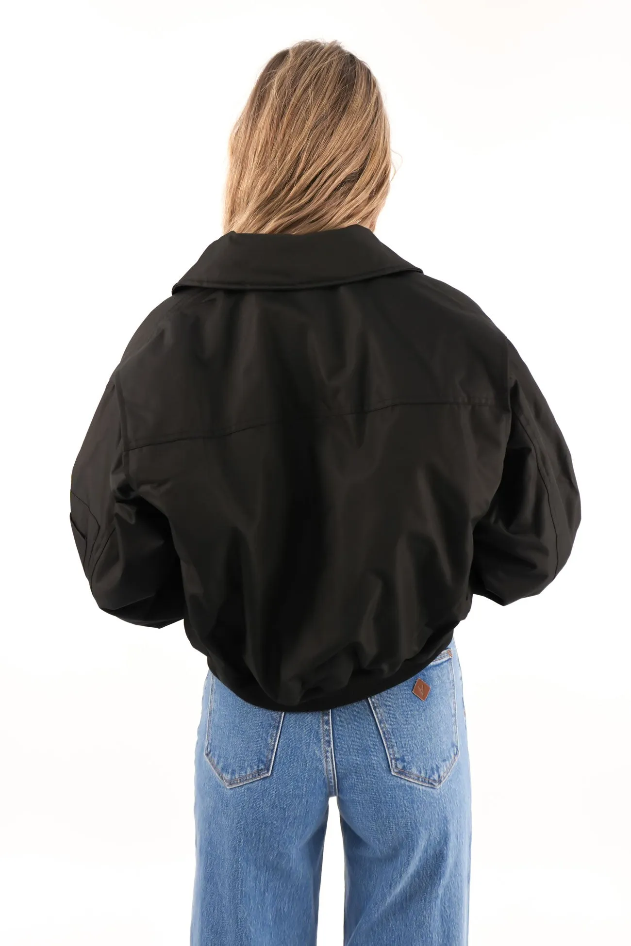 Adjustable Hem Lock System Quilted Lining Active Bomber Black
