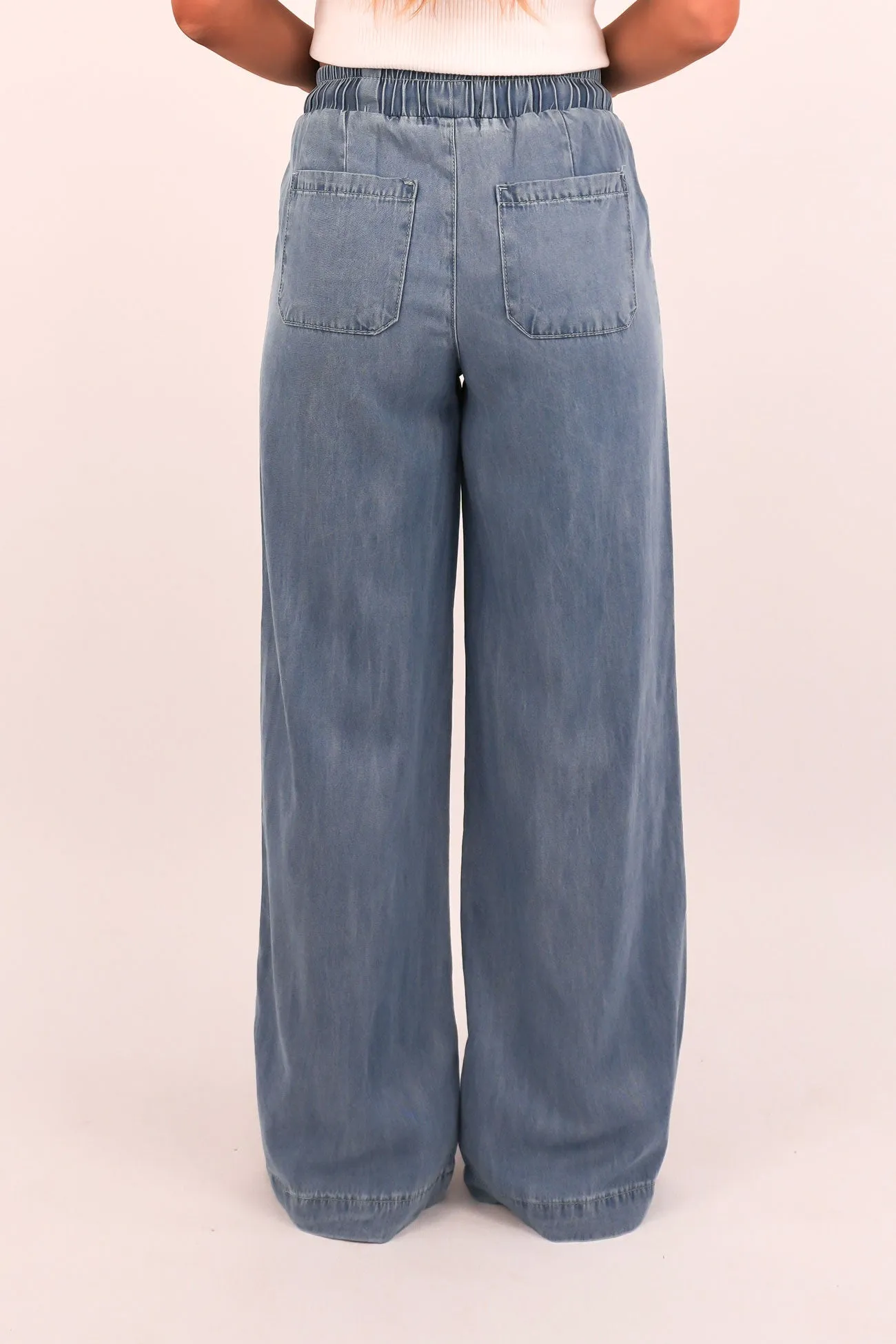 Cora Denim Pant Mid Blue Active Design Wear