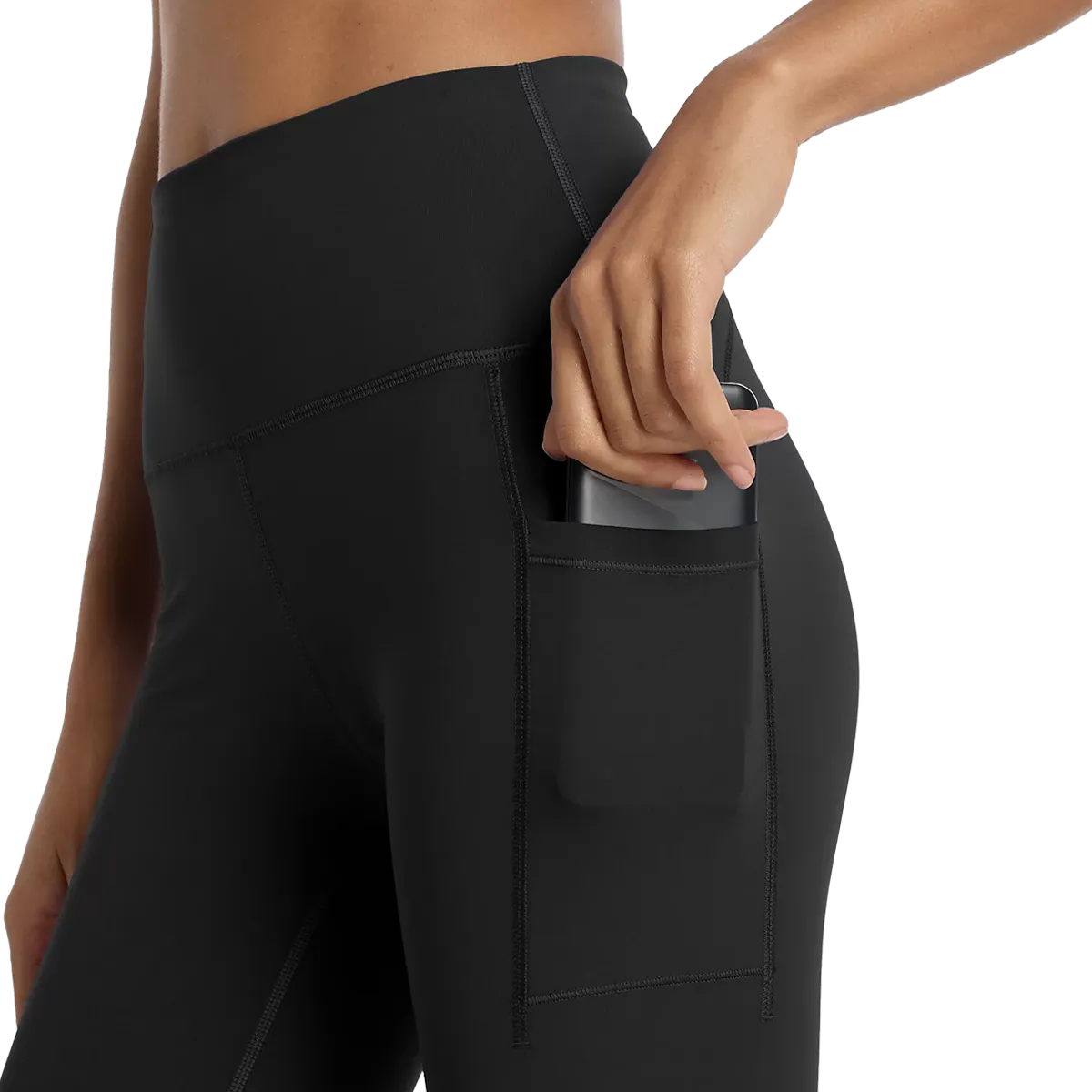 Active Wear Design Women's NB Sleek Pocket High Rise Legging 27" Modern Cut Effortless Active Fit
