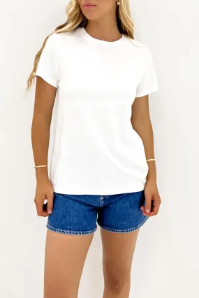 Sporty essentials Trendy Style Core Layering Tee White