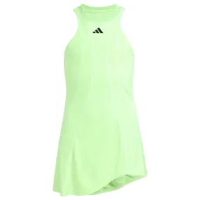 Satin Roll-Up adidas Girls Pro Dress - Semi Green Spark