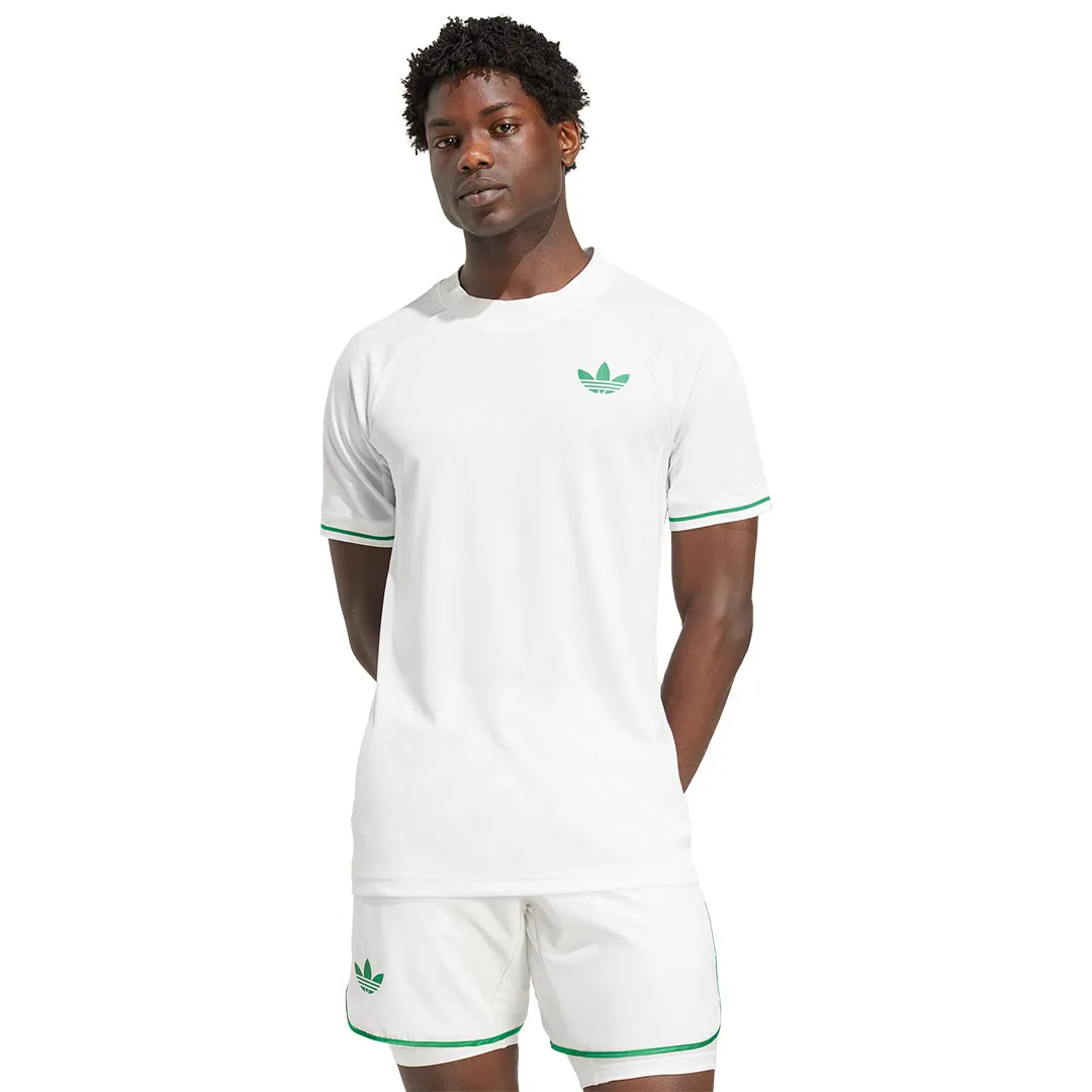 EcoConscious Production adidas Men's Pro FreeLift Tee - White DurableReinforcement