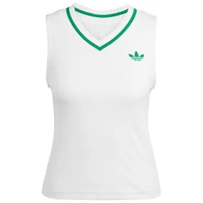Zen Glow adidas Women's WOW Pro Tank - White Breathable Material