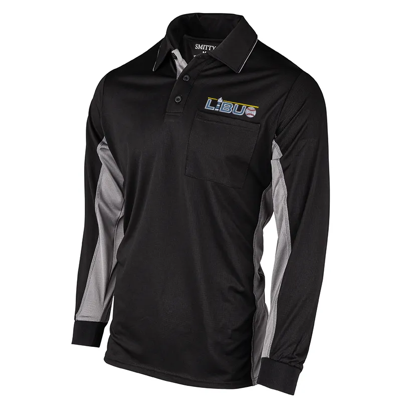 Date night LIBUO Logo MLB Replica Long Sleeve Umpire Shirt