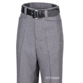 Stretchable Wear Smitty Flat Front Heather Grey Women's Umpire Combo Pants