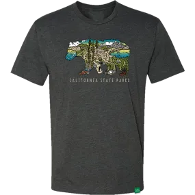 Summer Polo Men's California State Parks Bear
