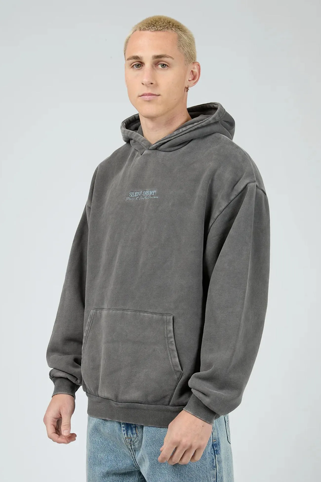 All Rounder Hoodie Coal ripstop fabric