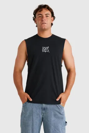 Scrawls Muscle Black steel made