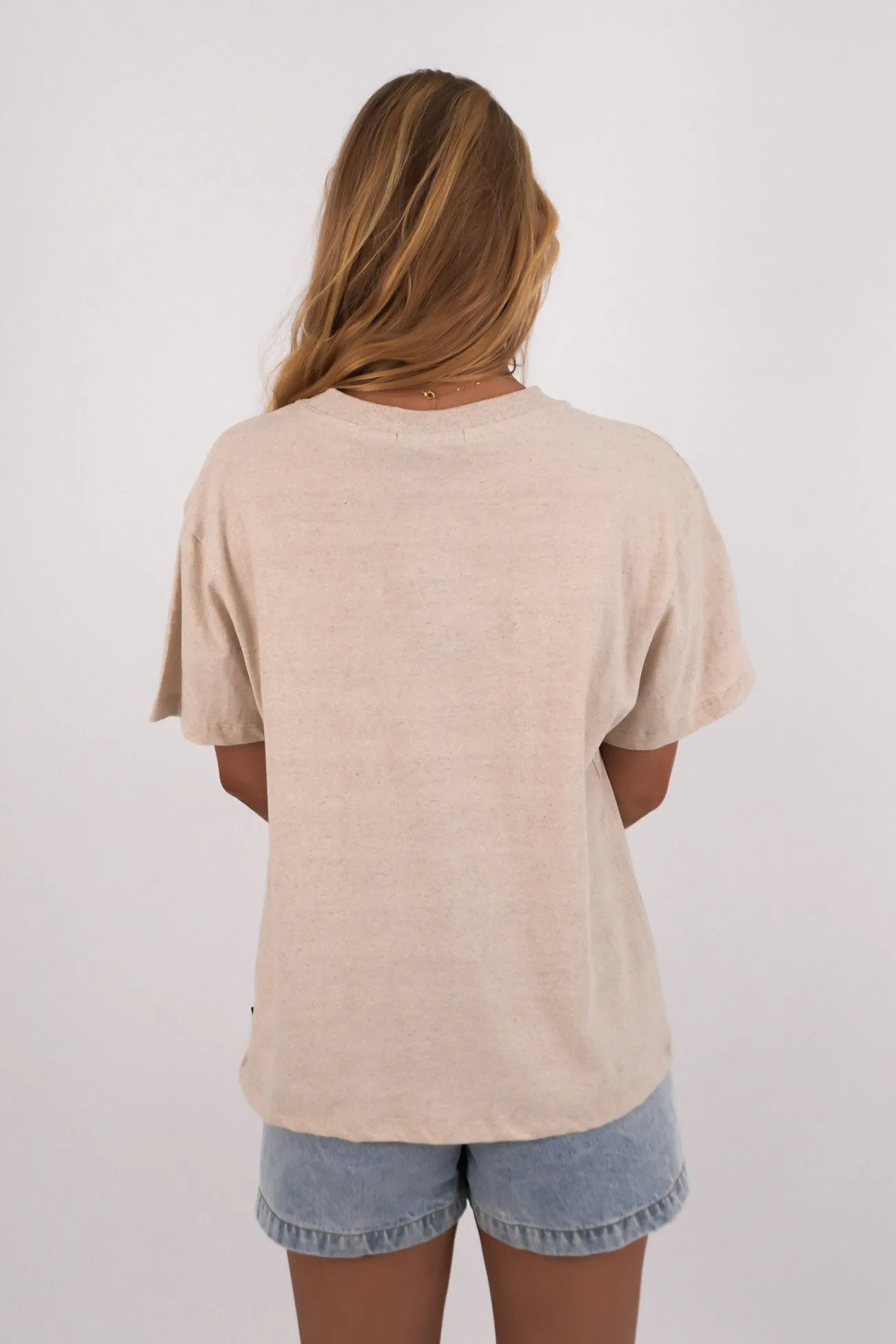 Urban Style Trend Adriatic Box Tee Natural