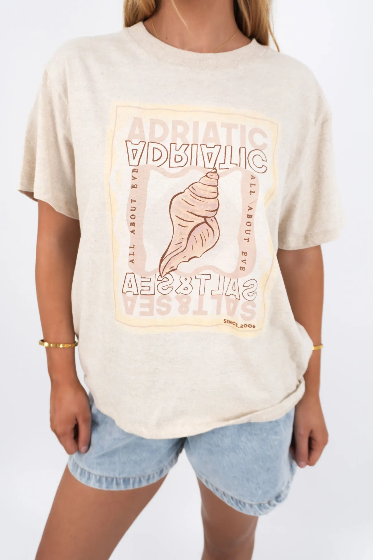 Chilly Layer Adriatic Box Tee Natural