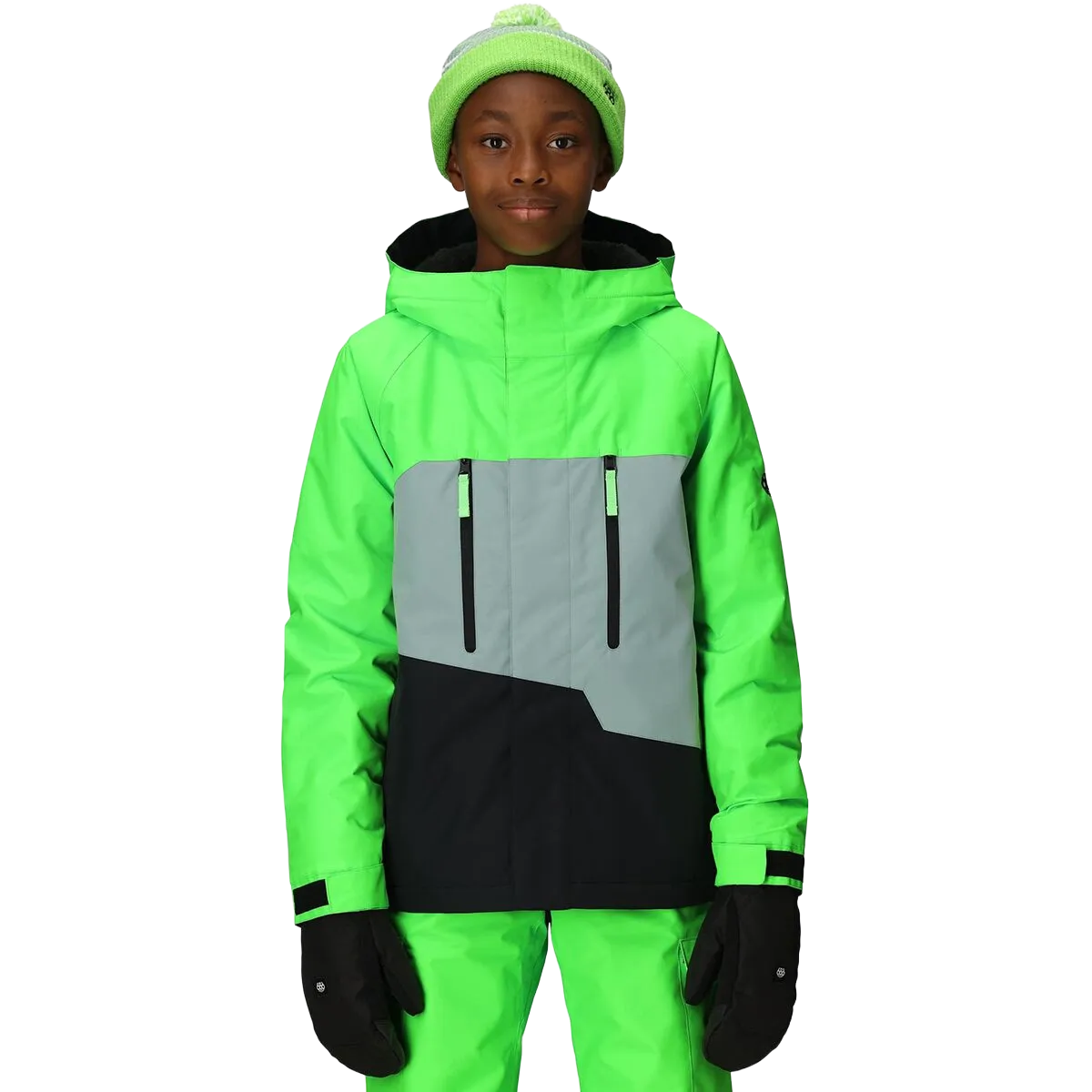 Clean Street Look Youth Geo Insulated Jacket