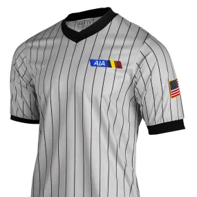 AIA Logo Dye Sublimated Grey V-Neck Youth fashion Dressy look