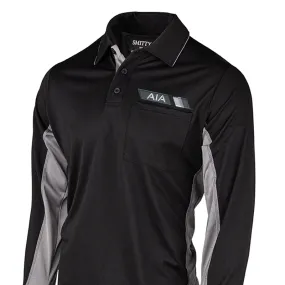 AIA Logo Long Sleeve Baseball MLB Replica Umpire Shirts Multipocket Style Dynamic Design