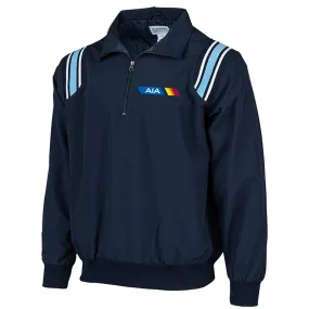 AIA Logo Softball 1/2 Zip Pullover Umpire Jacket Non Irritating Edging