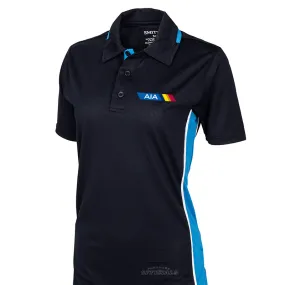 hypoallergenic Stretchy Cloth AIA Softball Women??s Navy Umpire Shirts