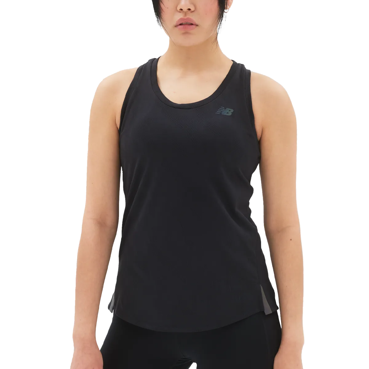 Hidden Zipper Pocket SoftKnit Women's Q Speed Jacquard Tank