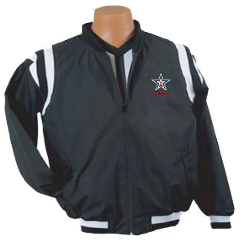 Alabama AHSAA Logo Basketball Referee Jacket Weatherproof Zipper Closure