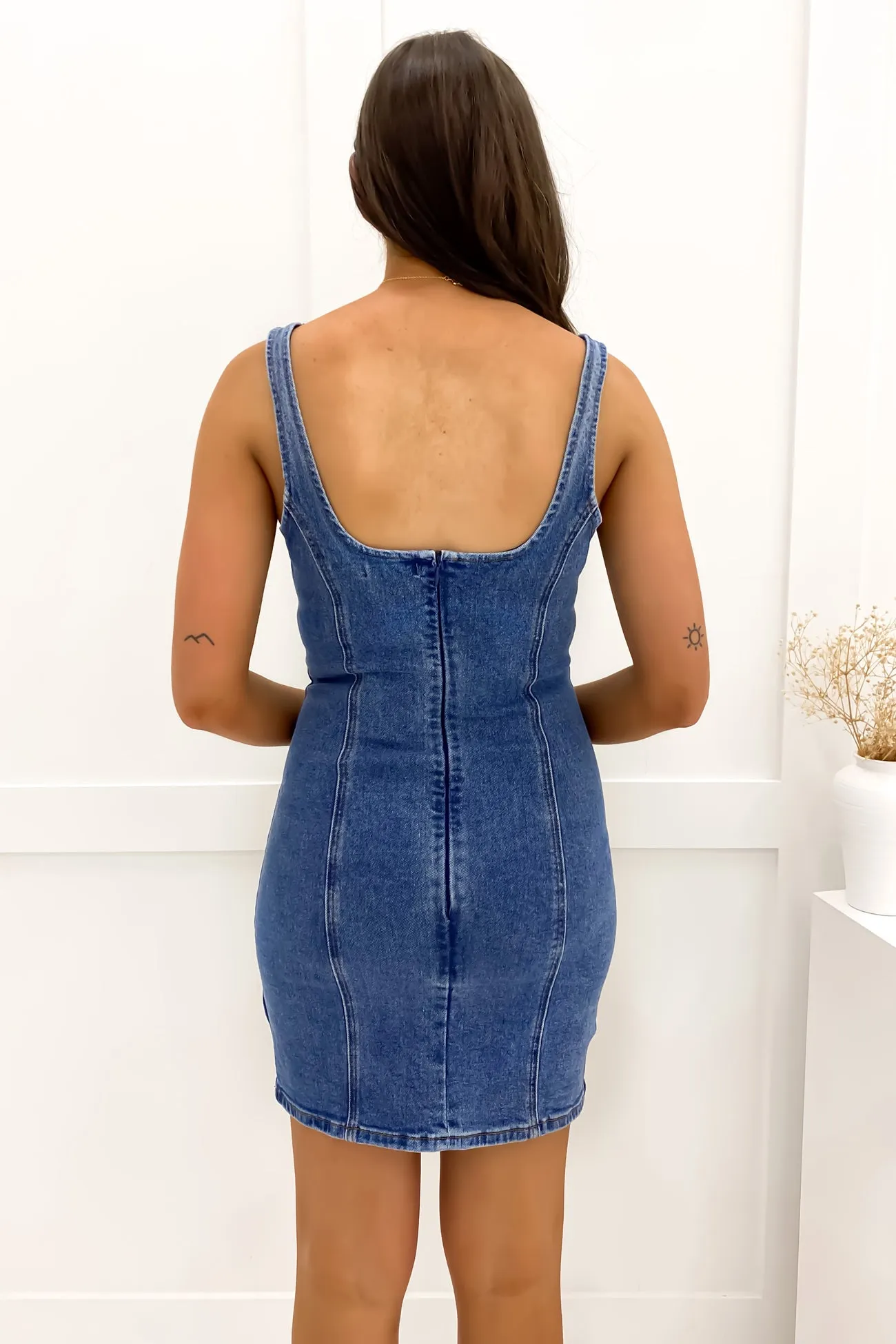 Sophisticated Design Alexandra Mini Dress Heritage Blue
