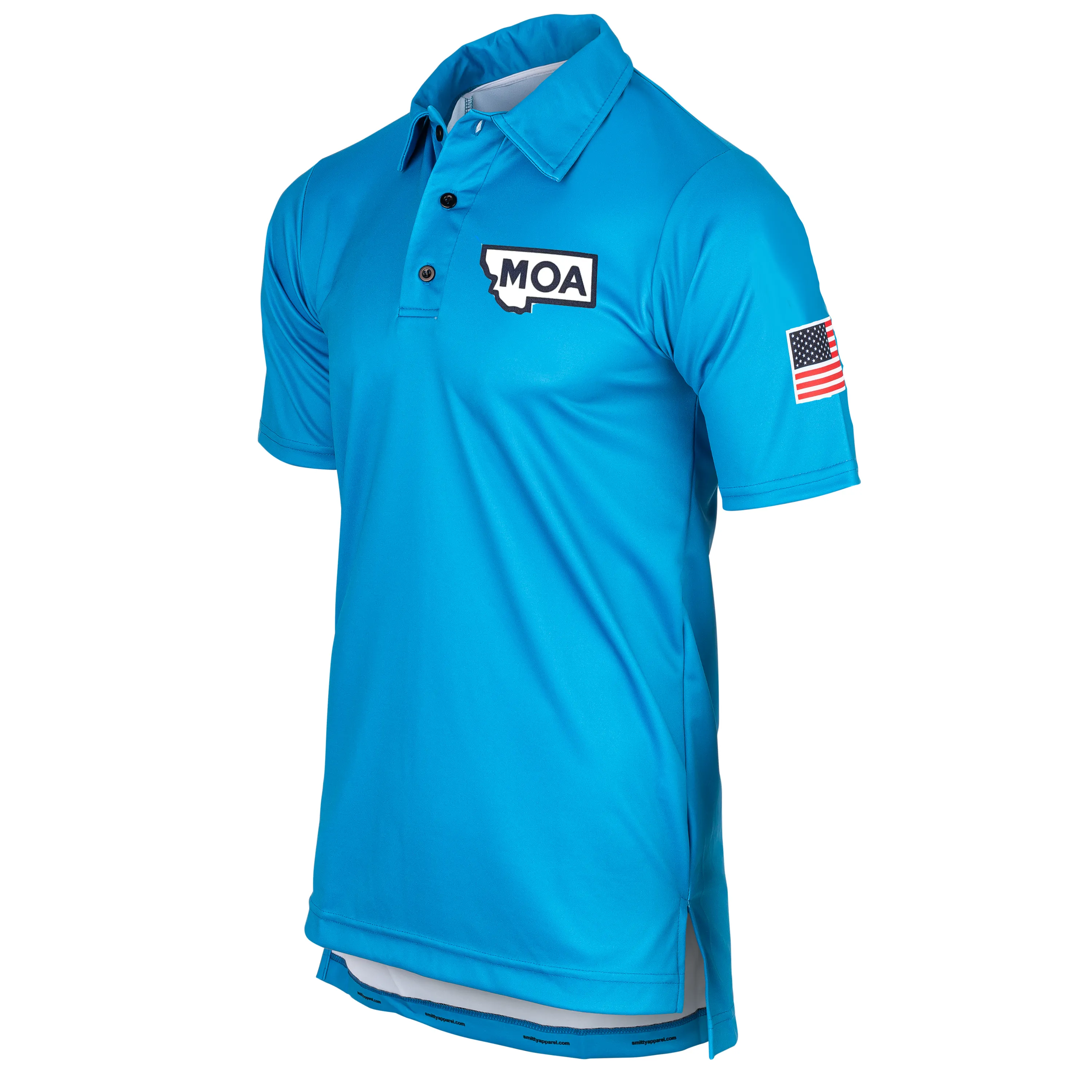 Iconic look Layering Piece Montana MOA Logo Bright Blue Men's Volleyball Shirts