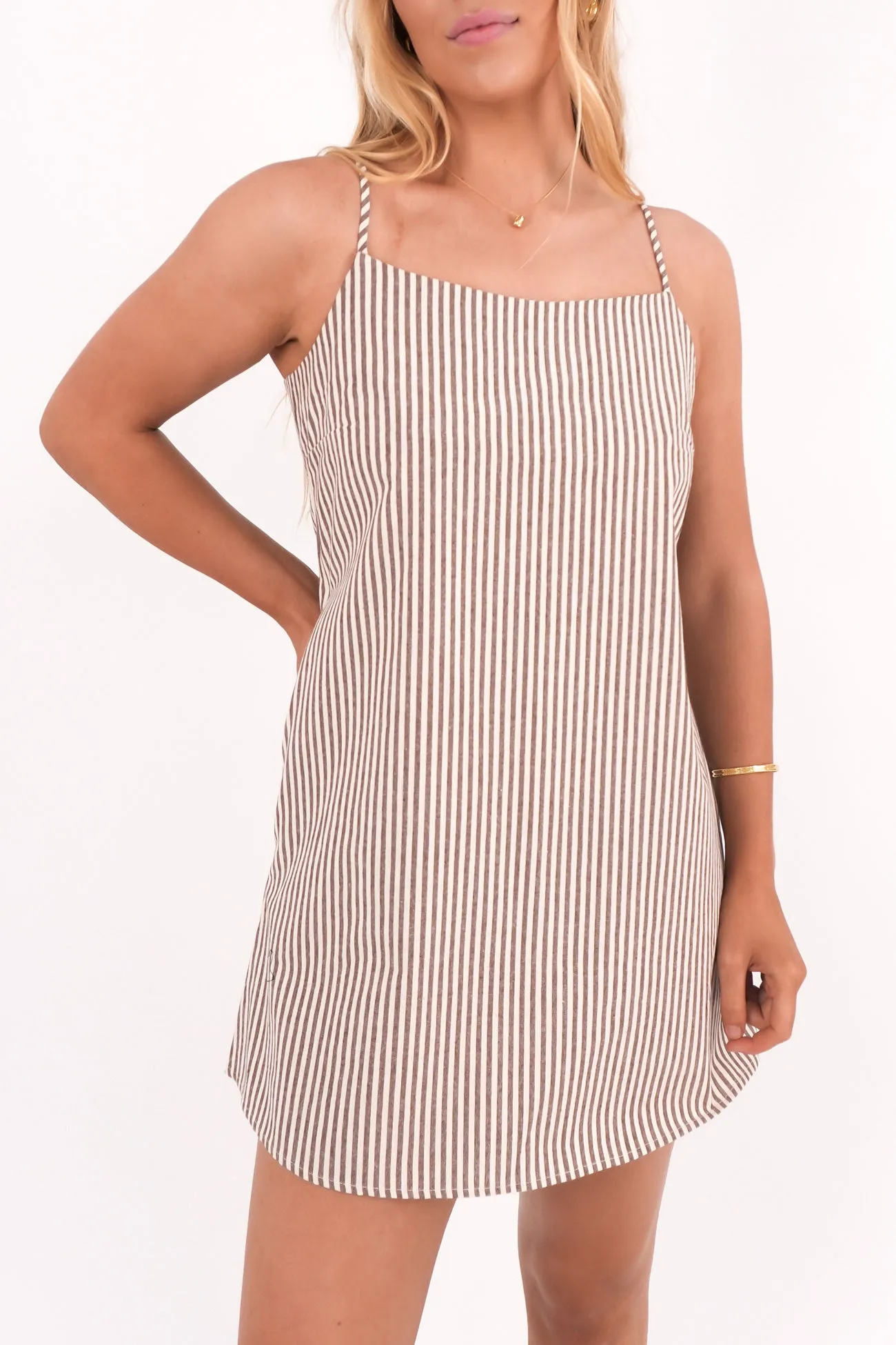 Sunday Mini Dress Chocolate Daily Ready Fresh Look