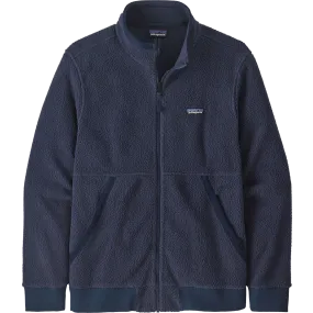 Layered Protection Light Reflectivity Trim Men's Shearling Fleece Jacket