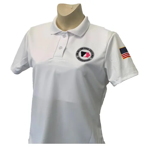Durable Buttons Iowa Girls - IGHSAU Dye Sublimated Logo Volleyball Shirt
