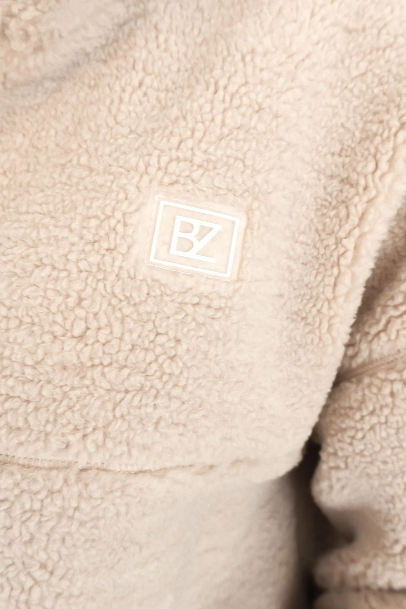 Simple Chill Piece Designer Inspired Ace Quarter Teddy Beige