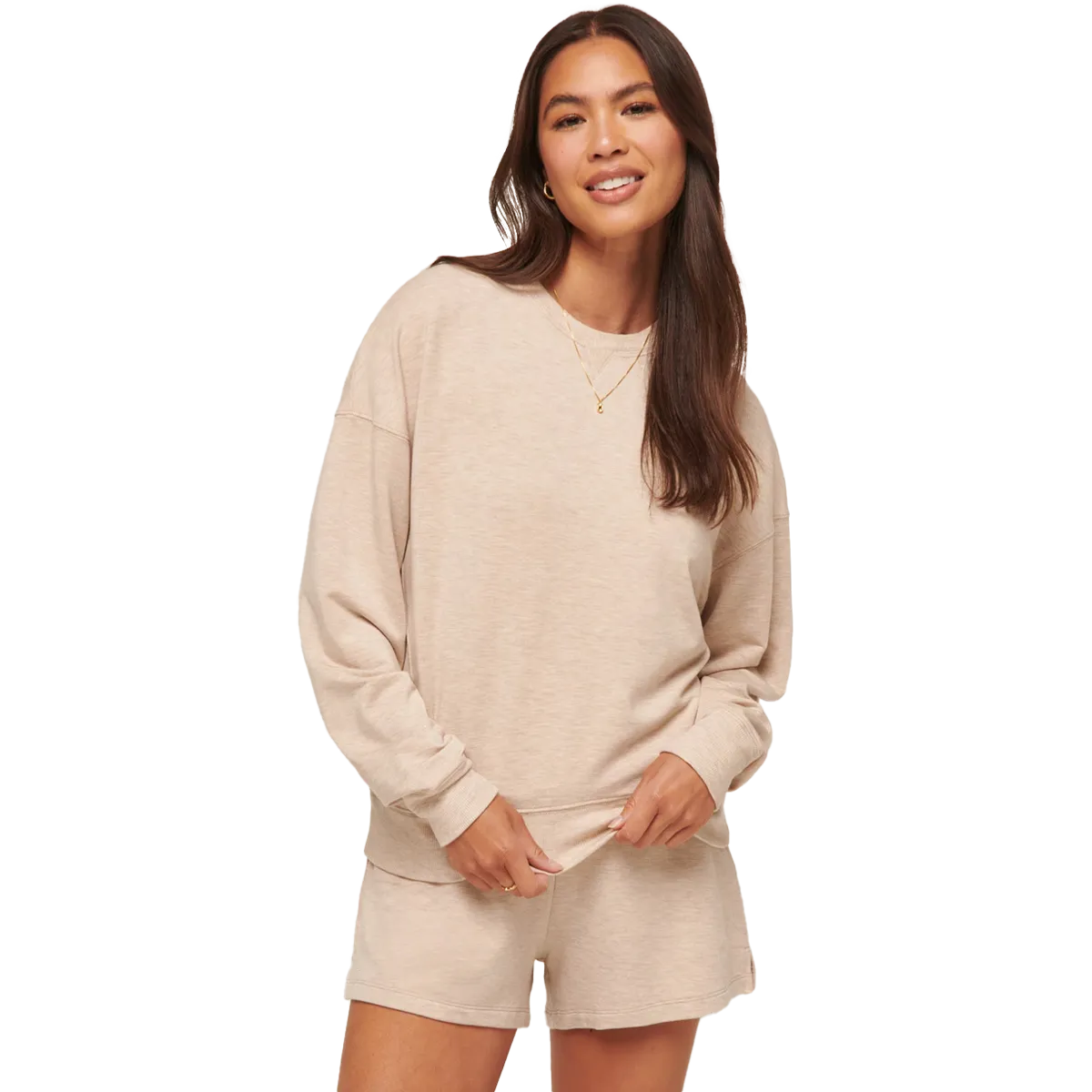 Women's Cloud Terry Crew Versatile Styling Short Length
