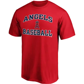 Reflective Logo Detail Men's Angels Cotton Heart and Soul Short Sleeve