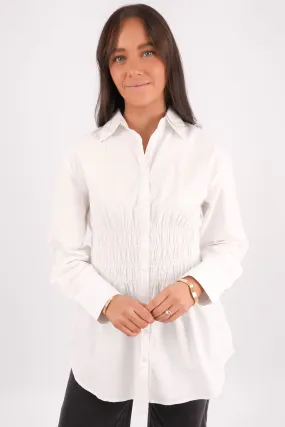 Aman Shirt Vintage White Lightweight Material Petite Cut