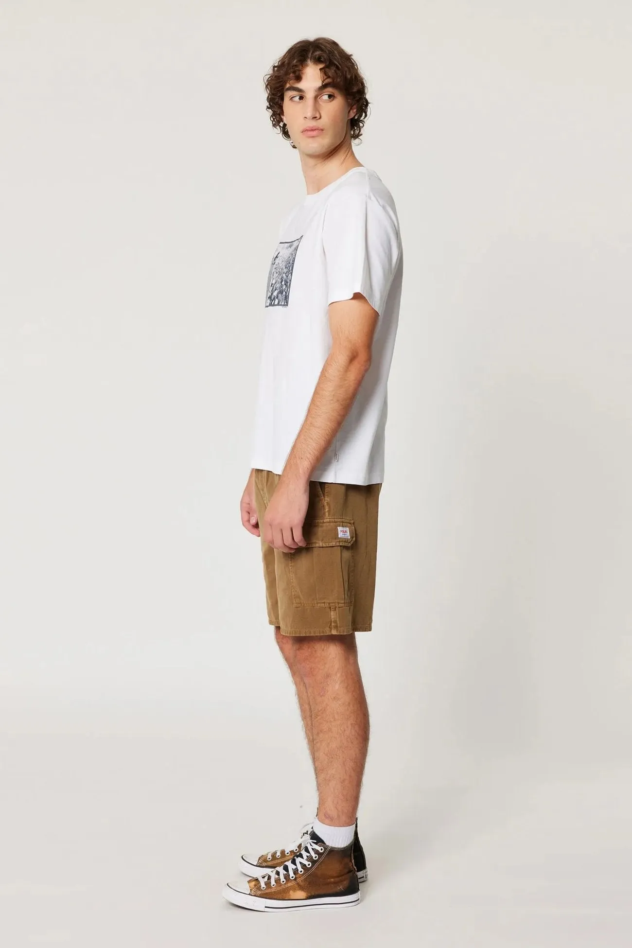 Angus Classic Tee White Trendy Piece Classic Crew Neck