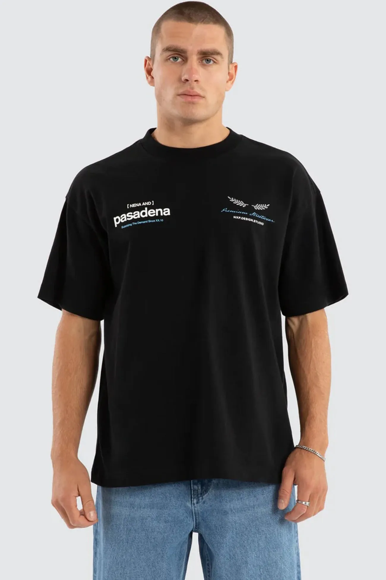 Anomaly Raptor Tee Jet Black Eye-Catching