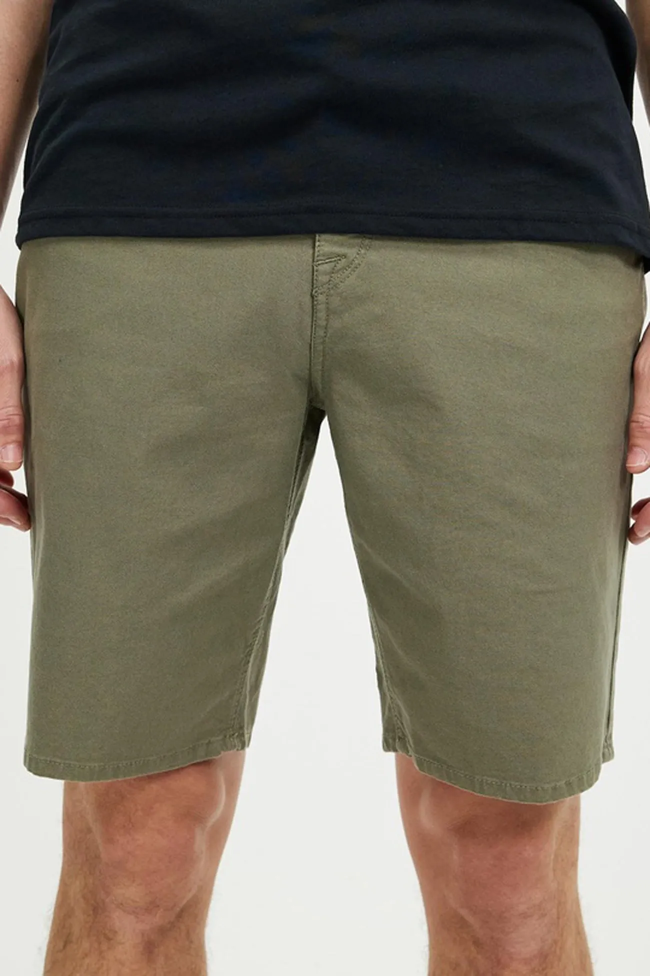 Comfortable clothing Modown Canvas 5 Pocket Short Army Green Combo